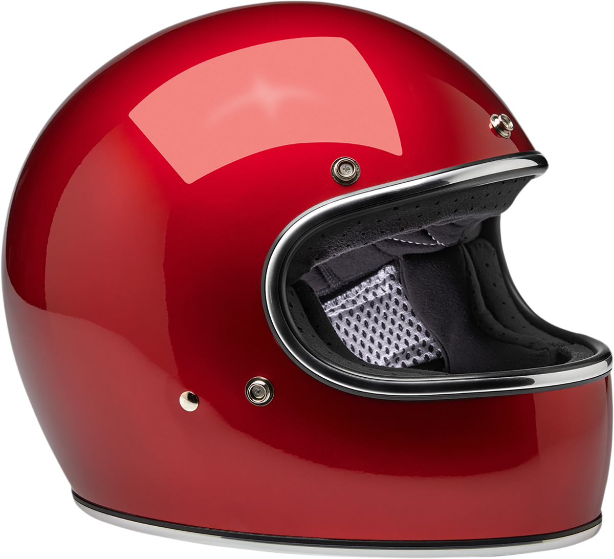 Biltwell Gringo Full Face Helmet Metallic Cherry Red