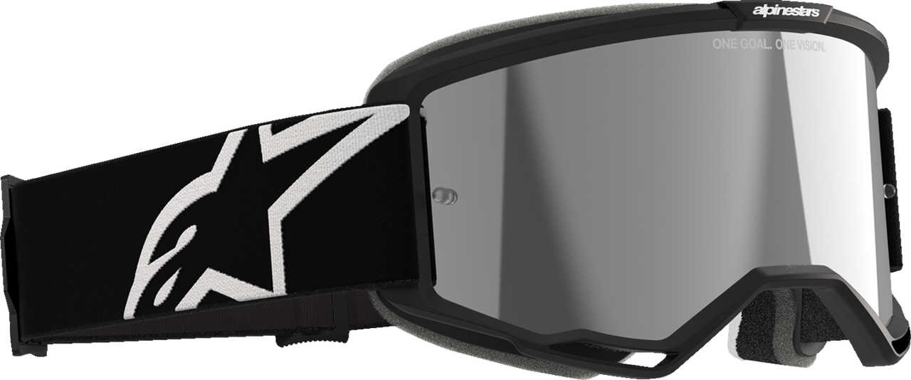Alpinestars Vision 5 Goggle - Corp Black Silver Mirror Len