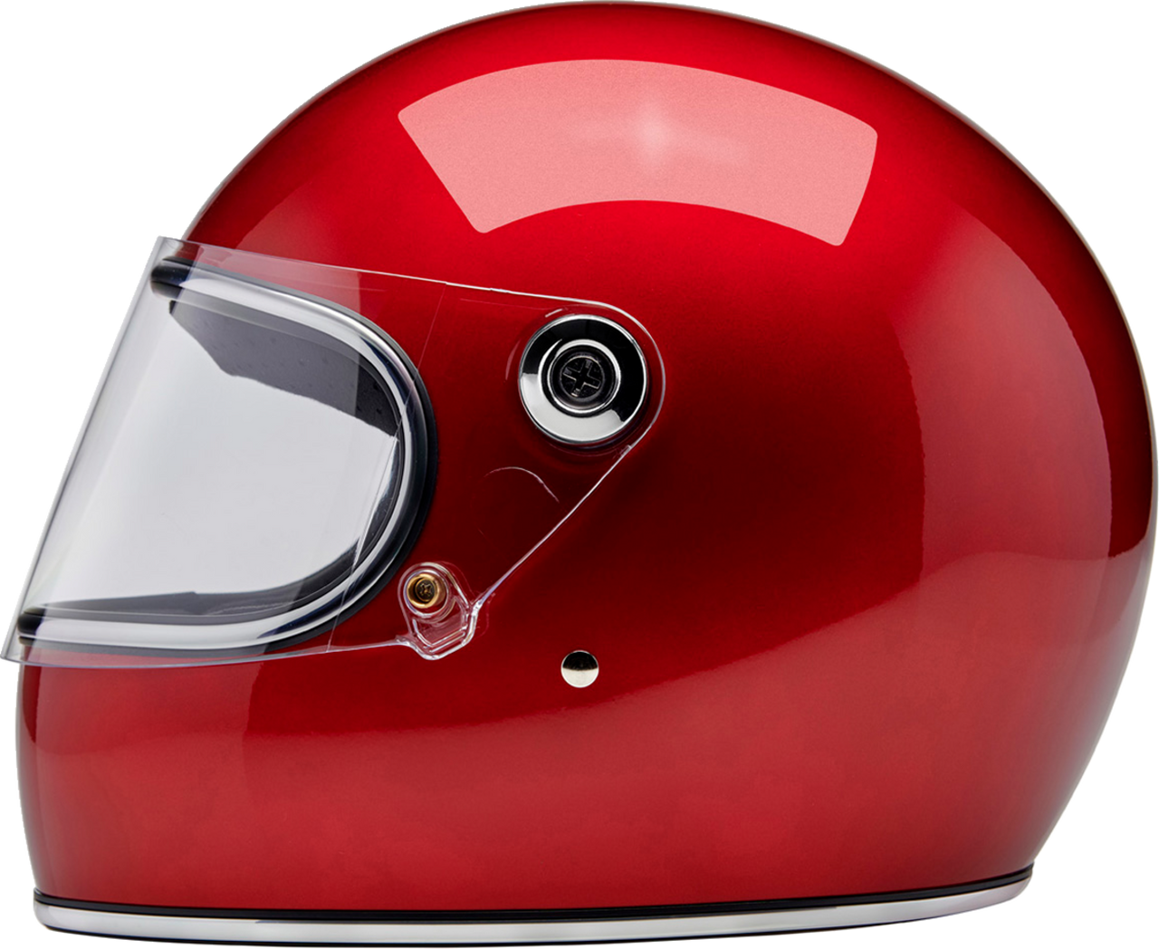 biltwell gringo s solid full-face motorcycle helmet SV ECE Union Garage molded polycarbonate shield has anti Gringo SV Helmet - Gloss