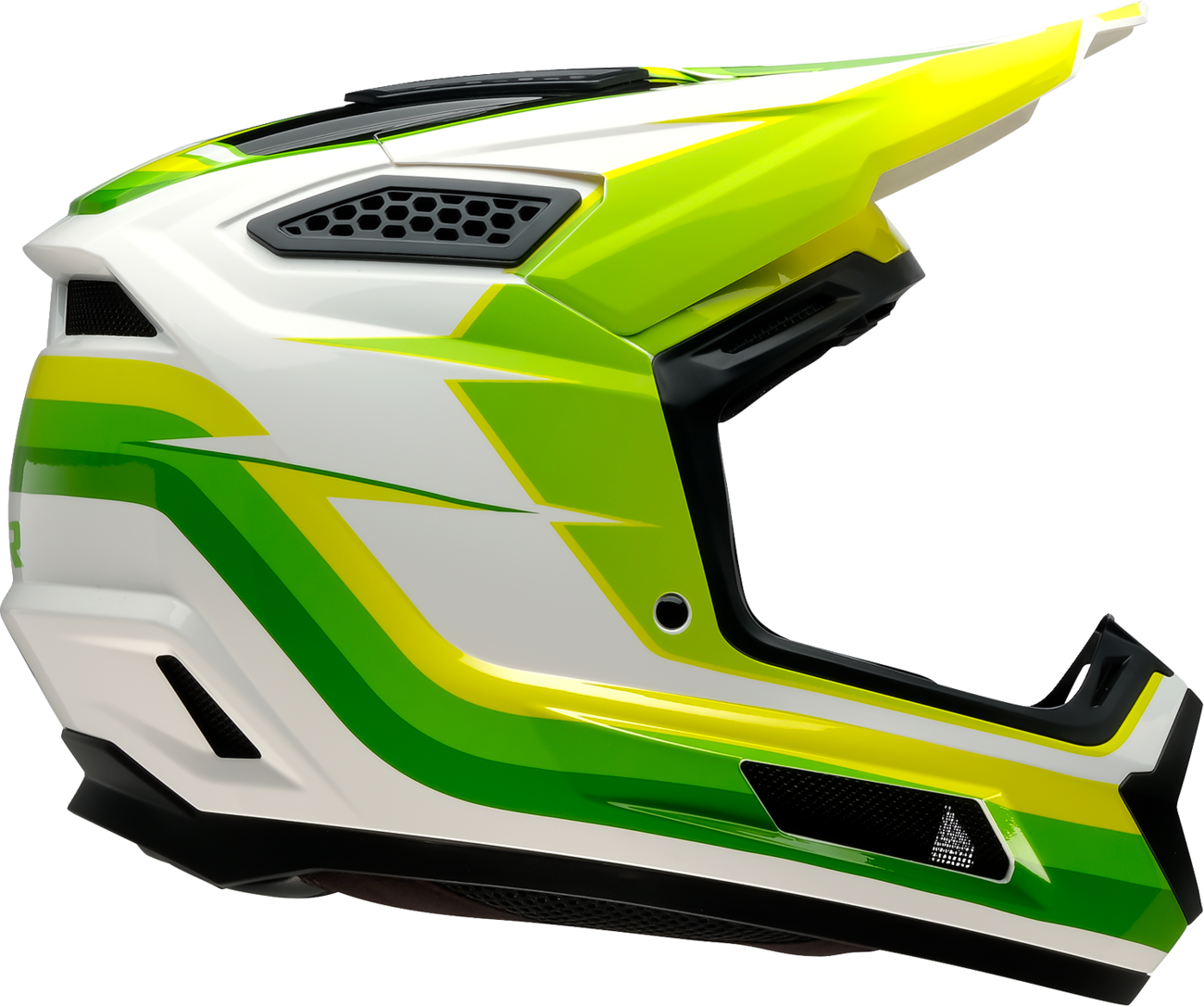 Z1R Dirt Maxx Offroad Helmet Vortex White/Green