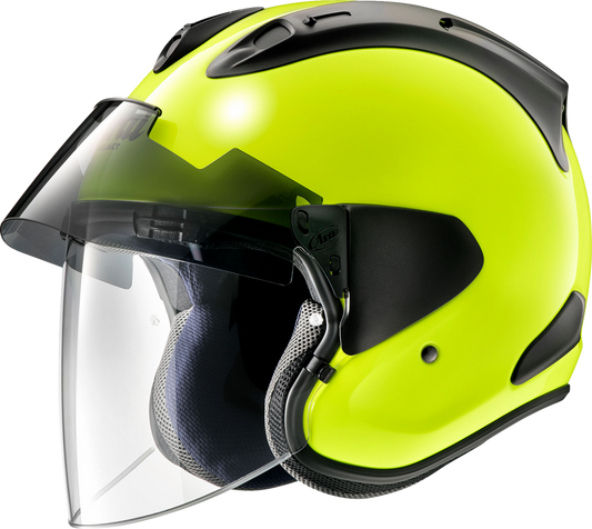 Arai Ram-X Solid Open-Face Motorcycle Helmet Fluorescent Yellow