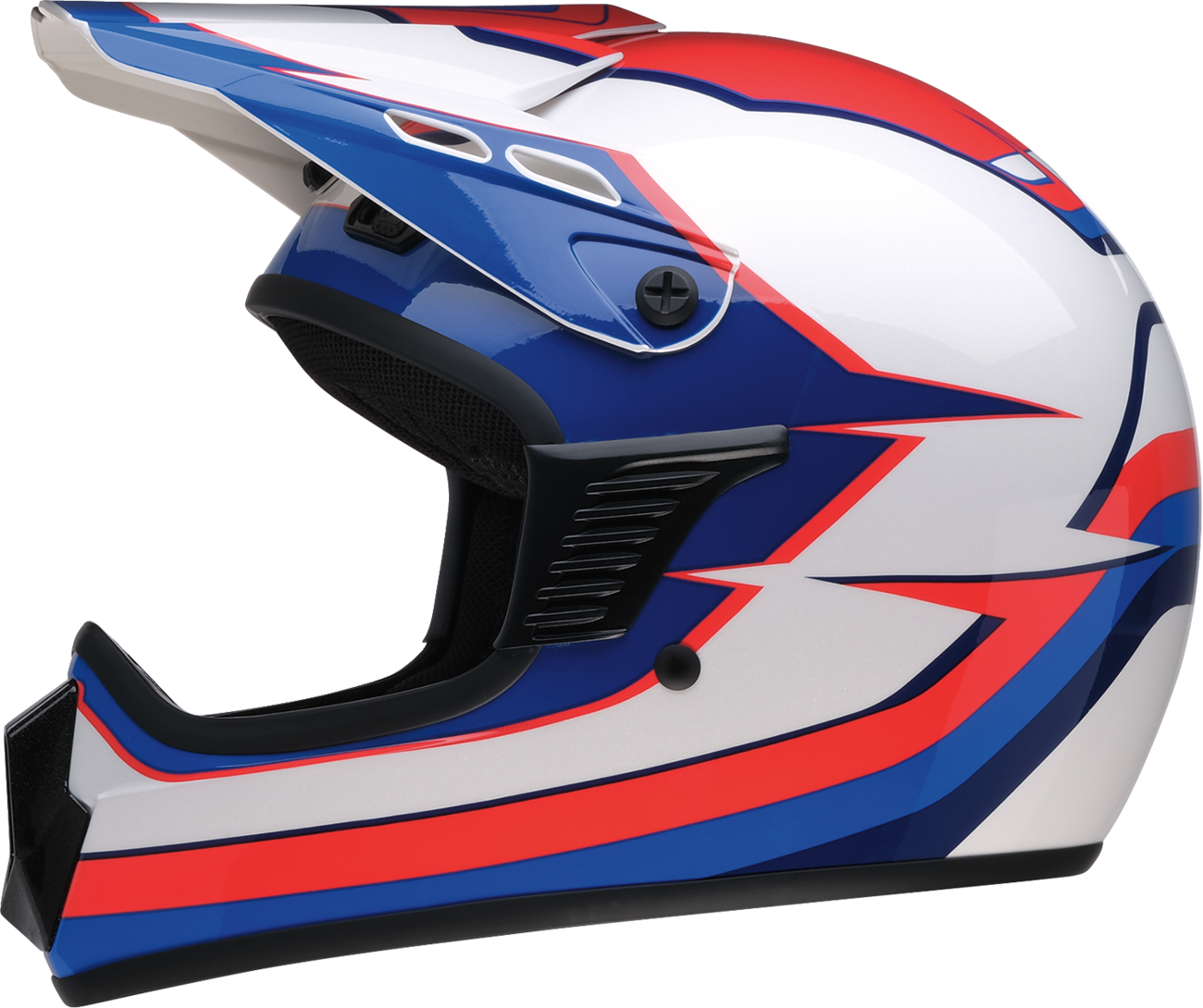 Z1R Child Dirt Maxx Offroad Helmet Vortex Red/White/Blue