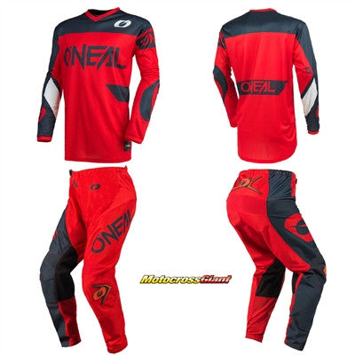 O'NEAL 2021 Element Racewear Jersey Pant Combo Red/Grey