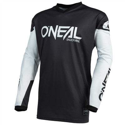 Oneal 2022 Element Threat Dirt Jersey - Black/White