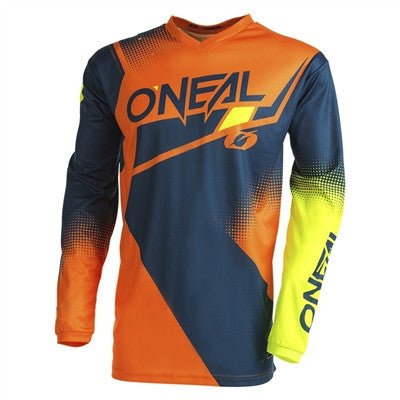 Oneal 2022 Element Racewear Jersey - Blue/Orange/Yellow