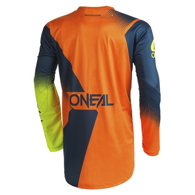 Oneal 2022 Element Racewear Jersey - Blue/Orange/Yellow