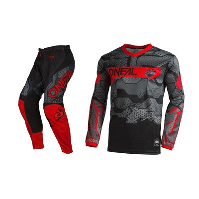 O'NEAL 2022 Element Camo Black/Red Jersey Pant Combo