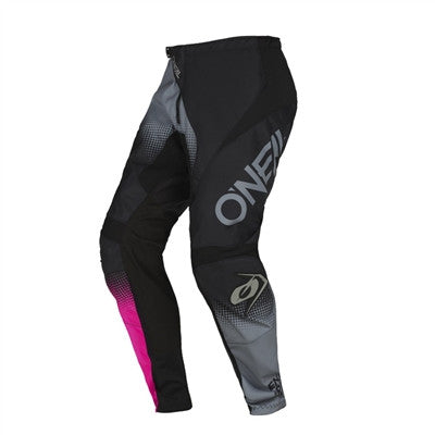 Oneal 2022 Youth Girls Element Racewear Pant - Black/Grey/Pink