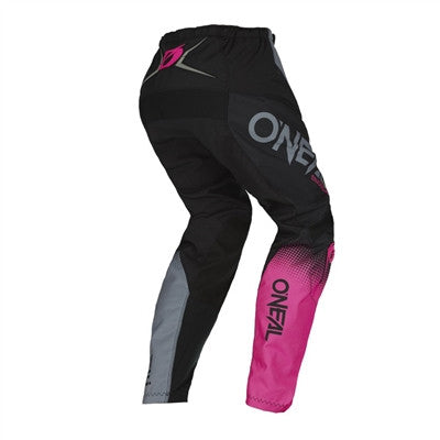 Oneal 2022 Youth Girls Element Racewear Pant - Black/Grey/Pink