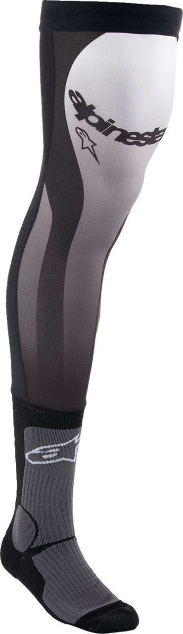 Alpinestars 2024 Knee Brace Socks - Black/White