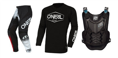 O'NEAL 2022 Element Hexx Cotton Racewear Jersey Pant Chest Protector Combo