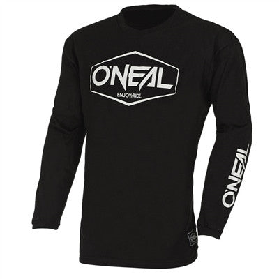 Oneal 2025 Youth Element Hexx Cotton Jersey - Black/White