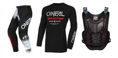 O'NEAL 2022 Element Squadron Cotton Racewear Jersey Pant Chest Protector Combo