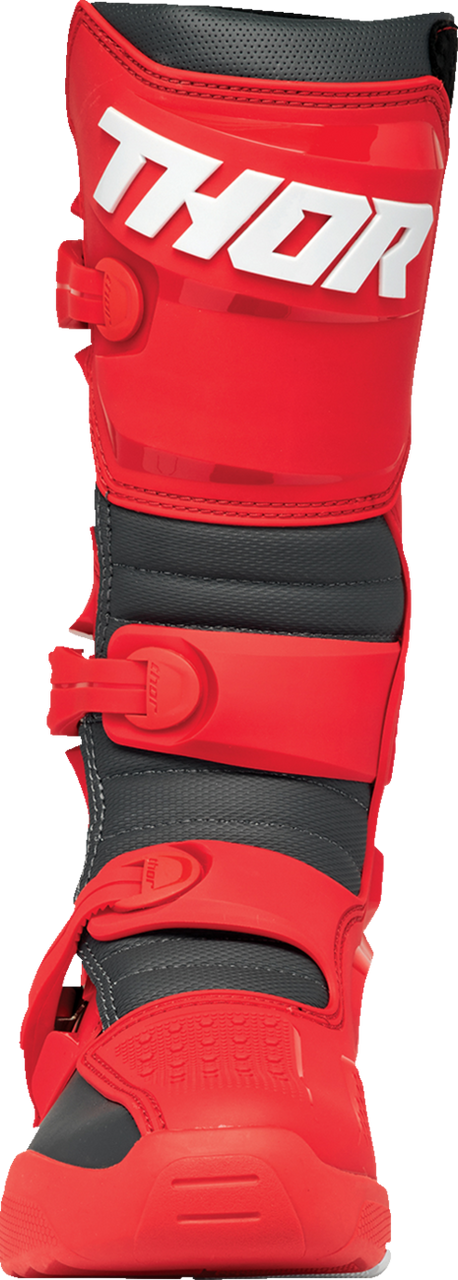 Thor Blitz XR Boots - Red/Charcoal