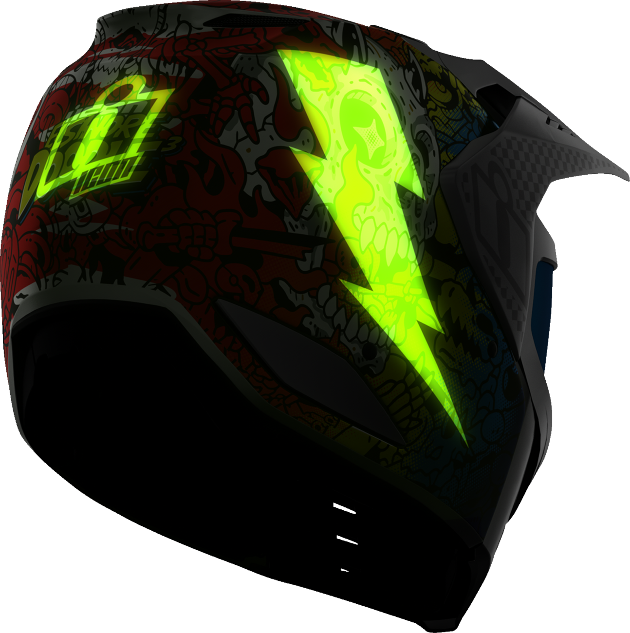 ICON Elsinore Helmet Doodle 3 White