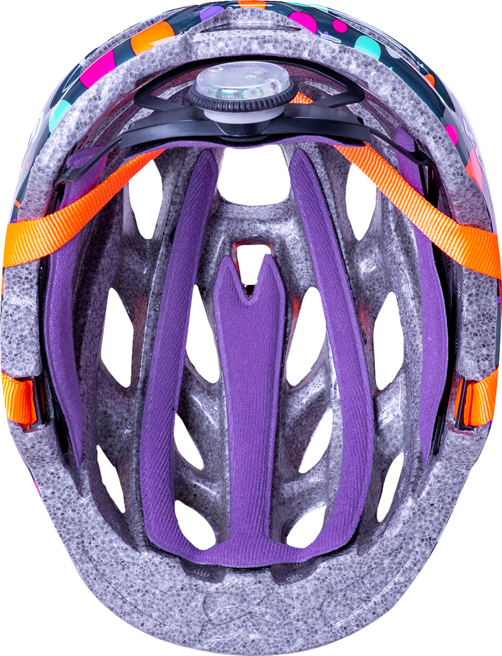 Kali Child Chakra Lighted Confetti Bicycle Helmet Confetti Gloss Teal