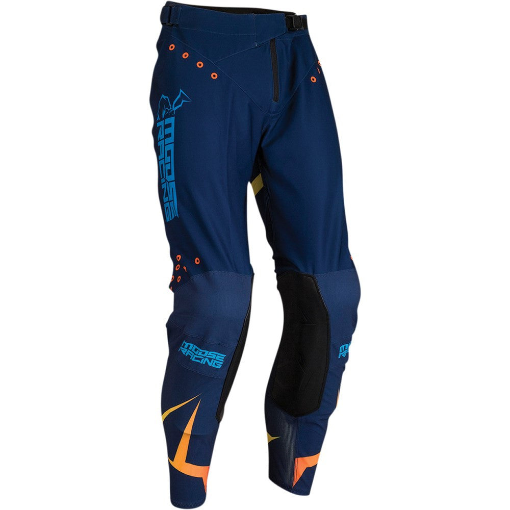 Moose Racing 2022 Agroid Jersey Pant Combo - Navy/Orange