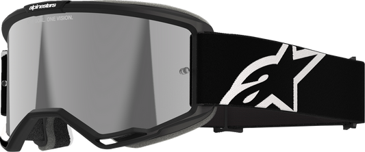 Alpinestars Vision 5 Goggle - Corp Black Silver Mirror Len
