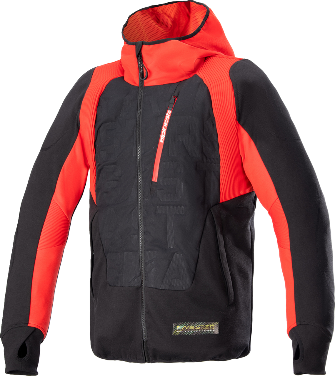 Alpinestars MSE Hybrid Hooded Jacket - Black/Red
