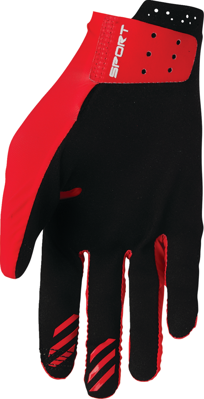 Thor 2025 SPORTMODE Iconic Gloves Red