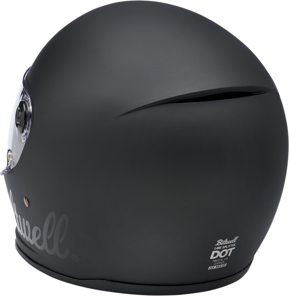 Biltwell Lane Splitter Full Face Helmet Flat Black Factory