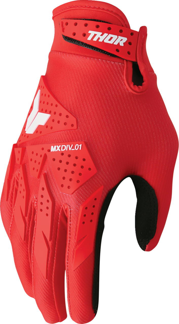Thor 2025 Launchmode XP Gloves Red