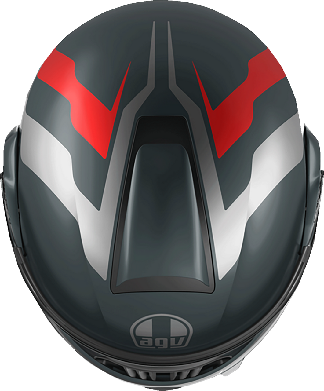 AGV Streetmodular Modular Helmet Resia Matte Gray/Silver/Red