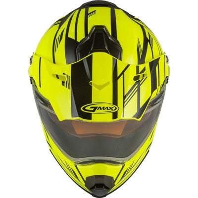 GMAX AT-21S Epic Snow Helmet with Electric Shield - Matte Hi-Vis/Black