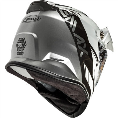 GMAX AT-21S Epic Snow Helmet with Electric Shield - Silver/White/Black