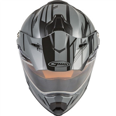 GMAX AT-21S Epic Snow Helmet with Electric Shield - Matte Grey/Black