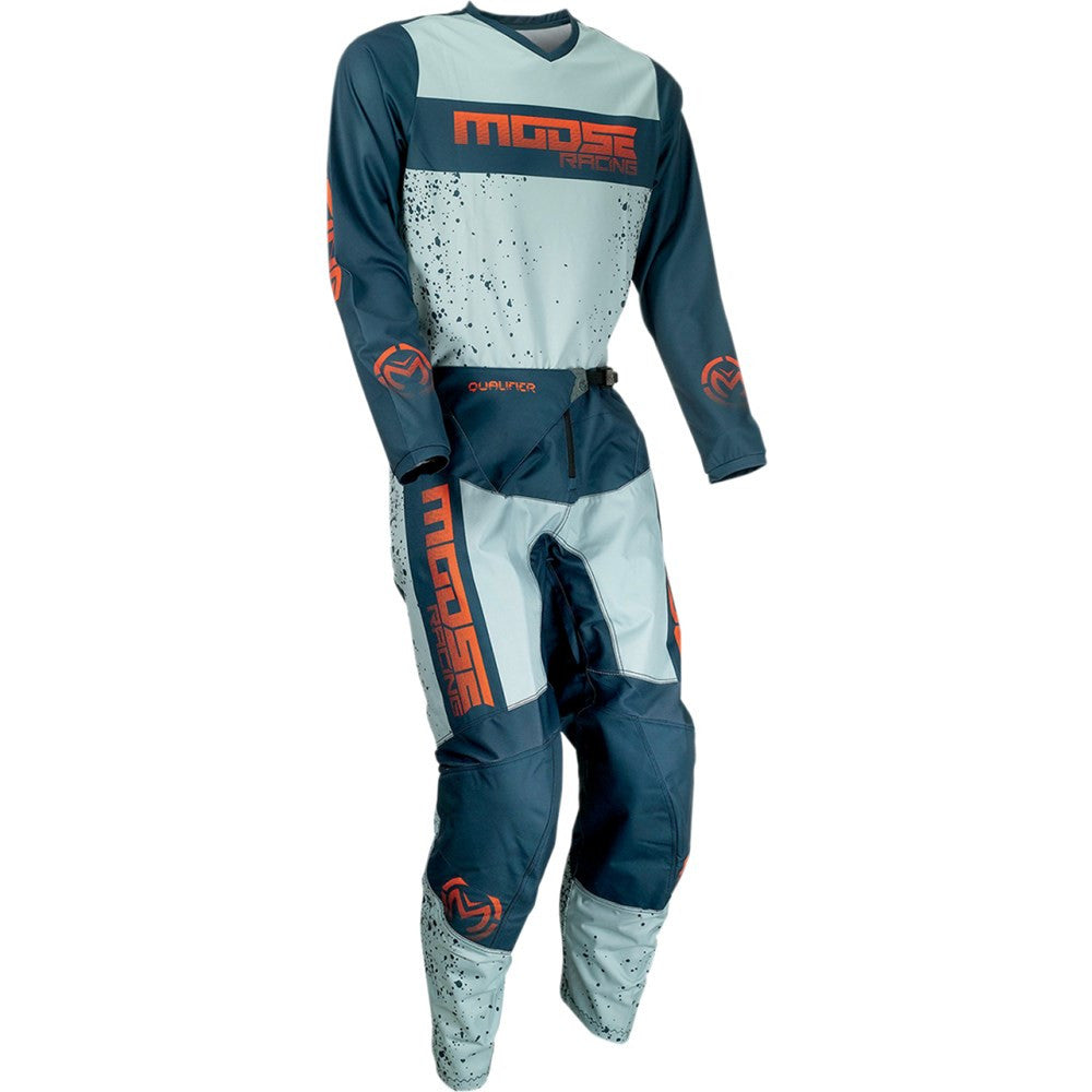 Moose Racing 2022 Qualifier Jersey Pant Combo Grey/Orange