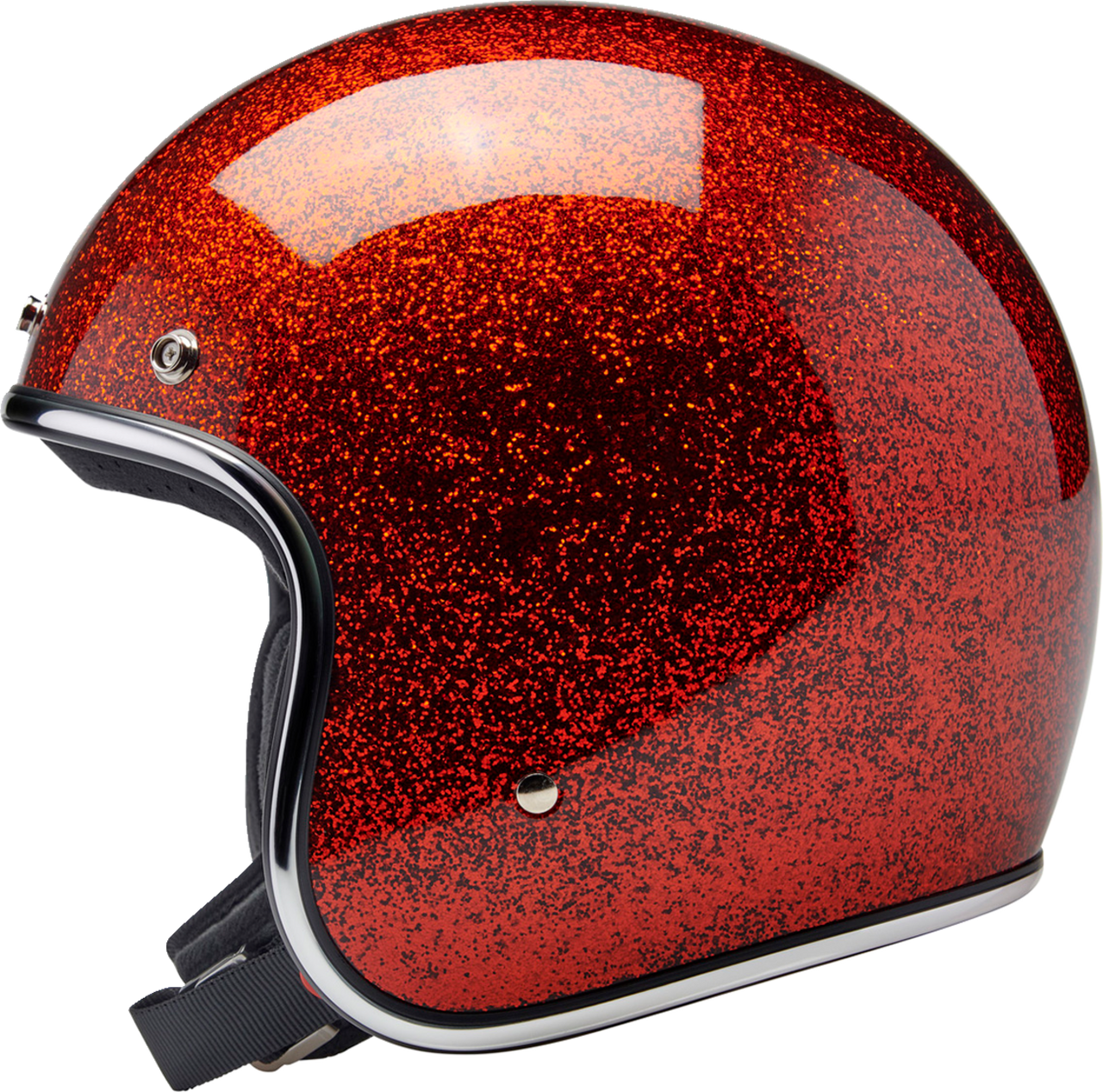Biltwell Bonanza Open Face Helmet Rootbeer Megaflake