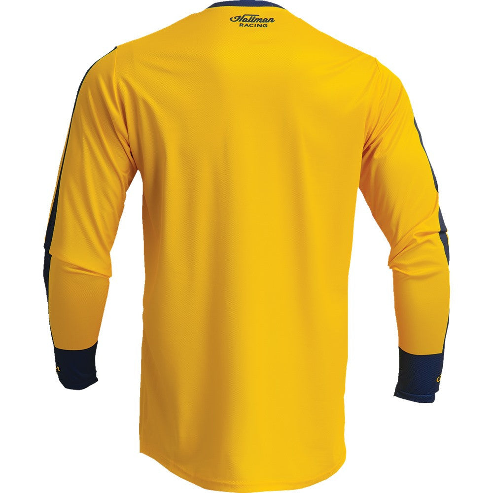 Thor 2024 Hallman Differ Roost Jersey - Yellow/Navy