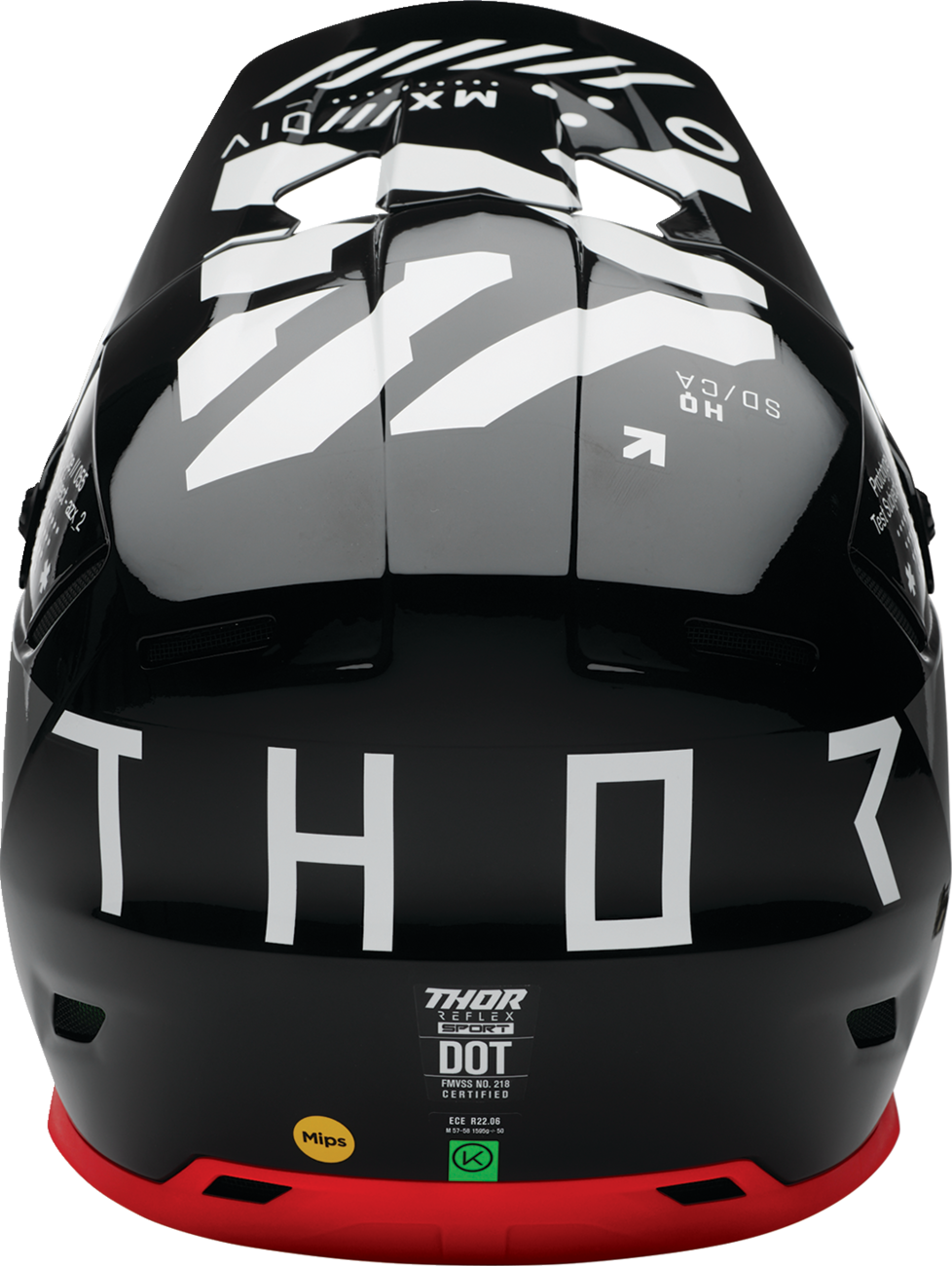 Thor Reflex Sport Helmet Strike MIPS Black/Red