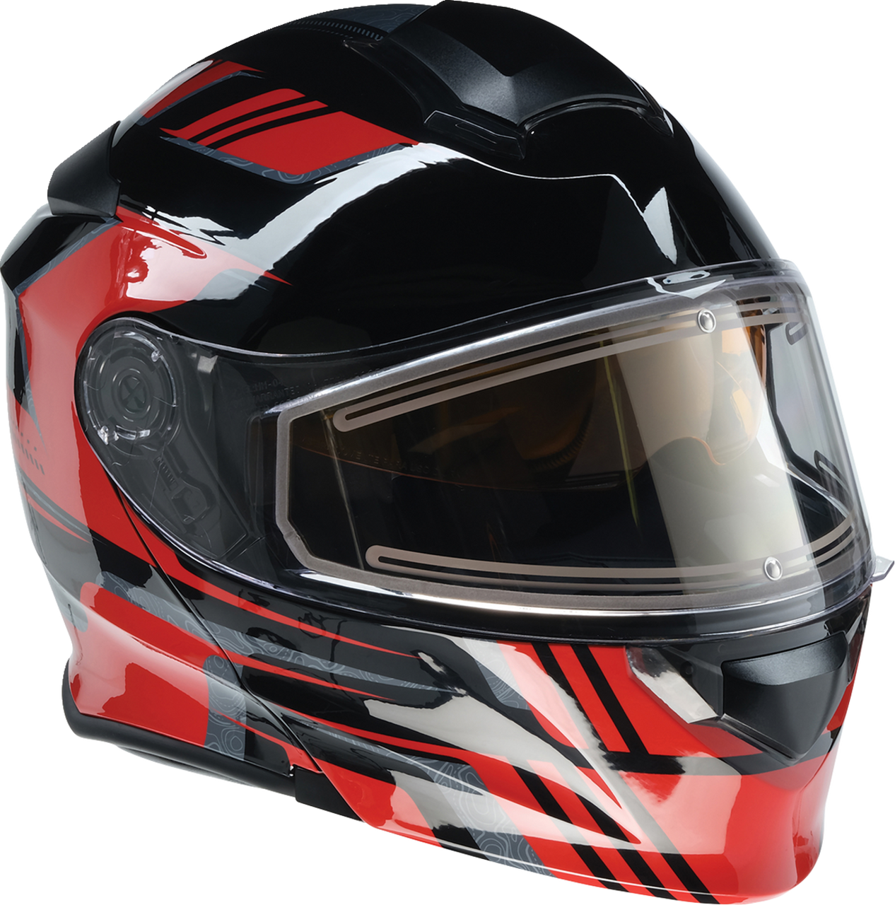 Z1R Solaris First Tracks Modular Electric Snow Helmet Black/Red