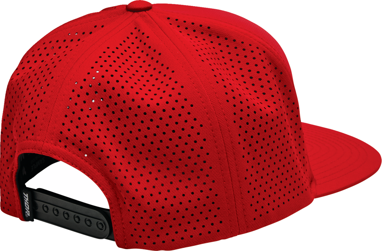 Thor Badge Hat Red
