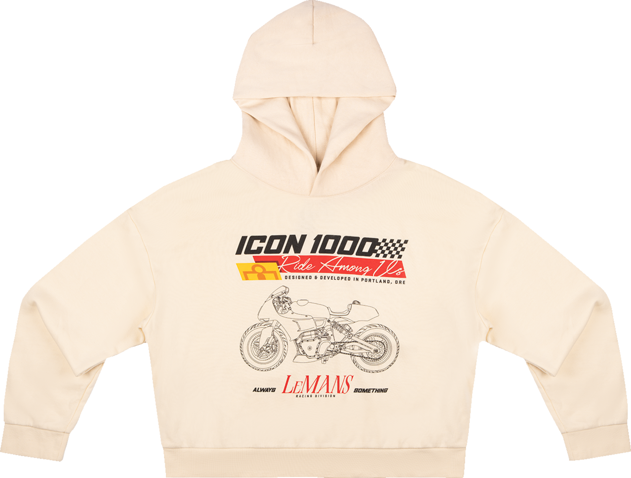 ICON Womens Always Something Hoodie Ivory