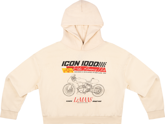 ICON Womens Always Something Hoodie Ivory
