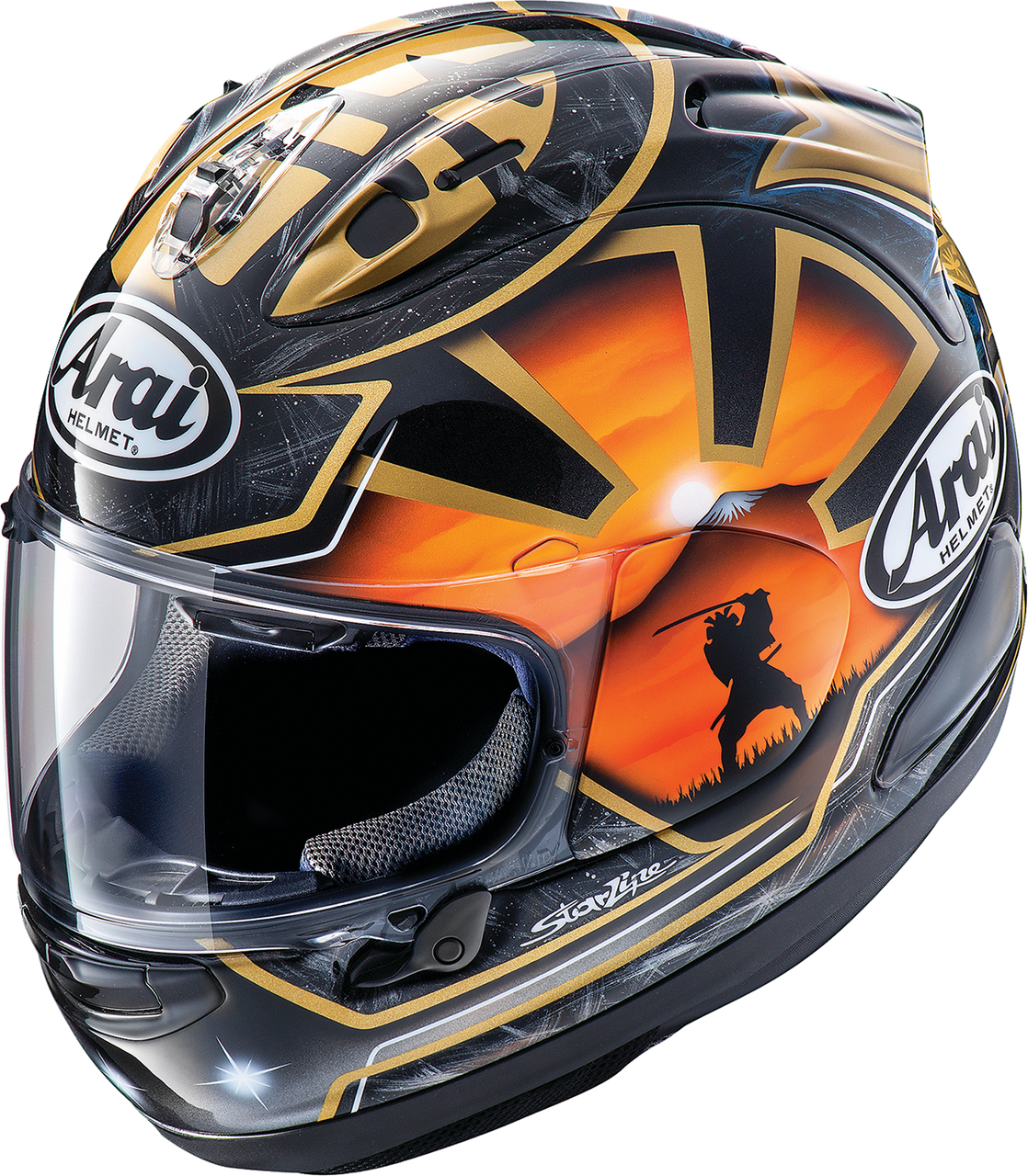 Arai Corsair-X Dani Samurai 2 Full Face Motorcycle Helmet Black