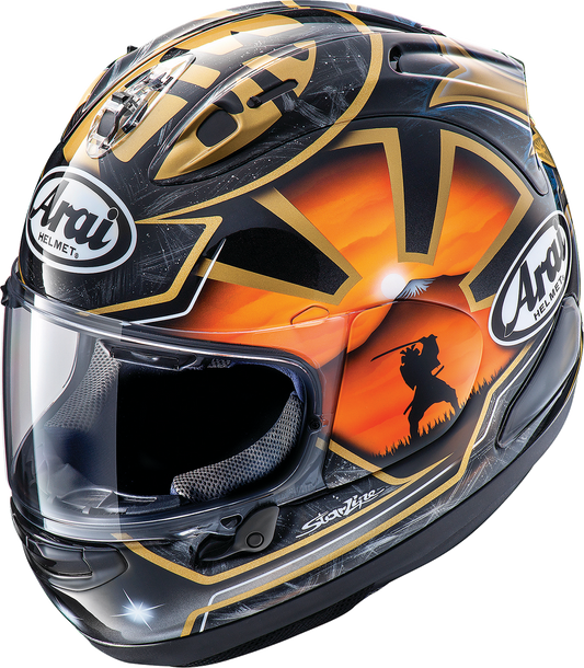 Arai Corsair-X Dani Samurai 2 Full Face Motorcycle Helmet Black