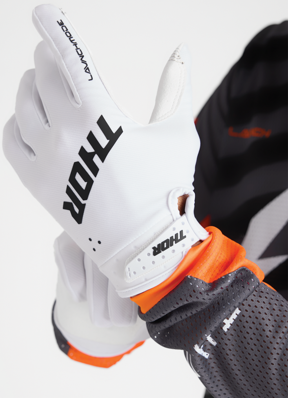 Thor 2025 Launchmode Gloves White