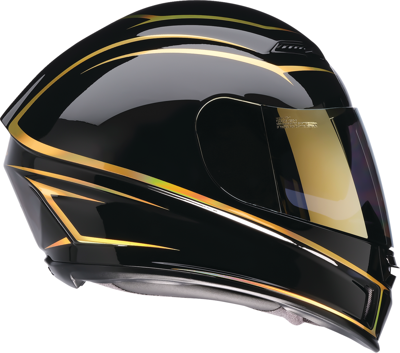 Z1R Jackal Full Face Helmet Foil Black/Gold
