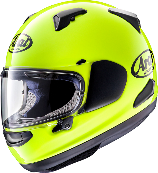 Arai Quantum-X Solid Full Face Motorcycle Helmet Fluorescent Yellow
