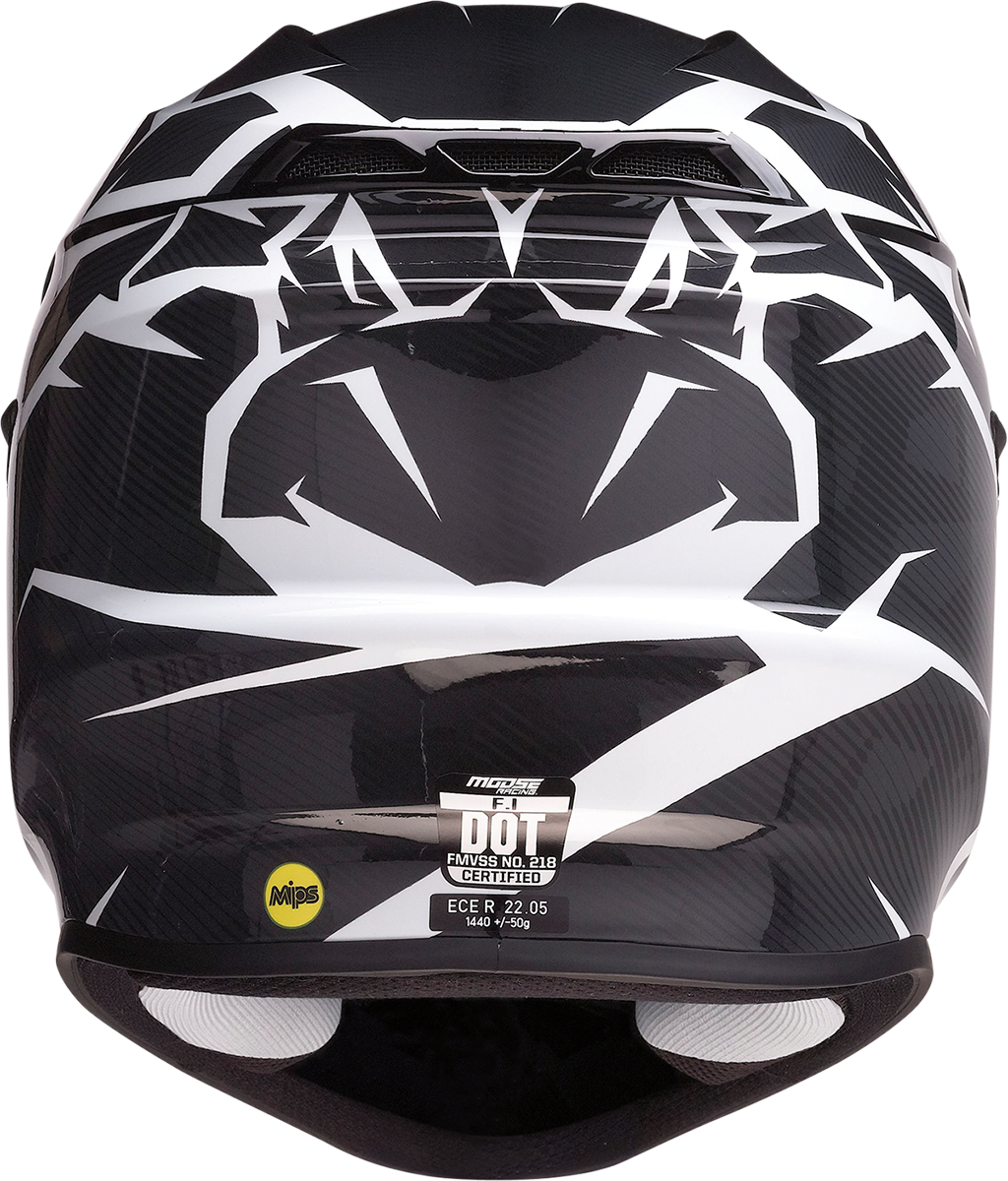 Moose Racing F.I. Agroid Camo MIPS Helmet Gray/Black