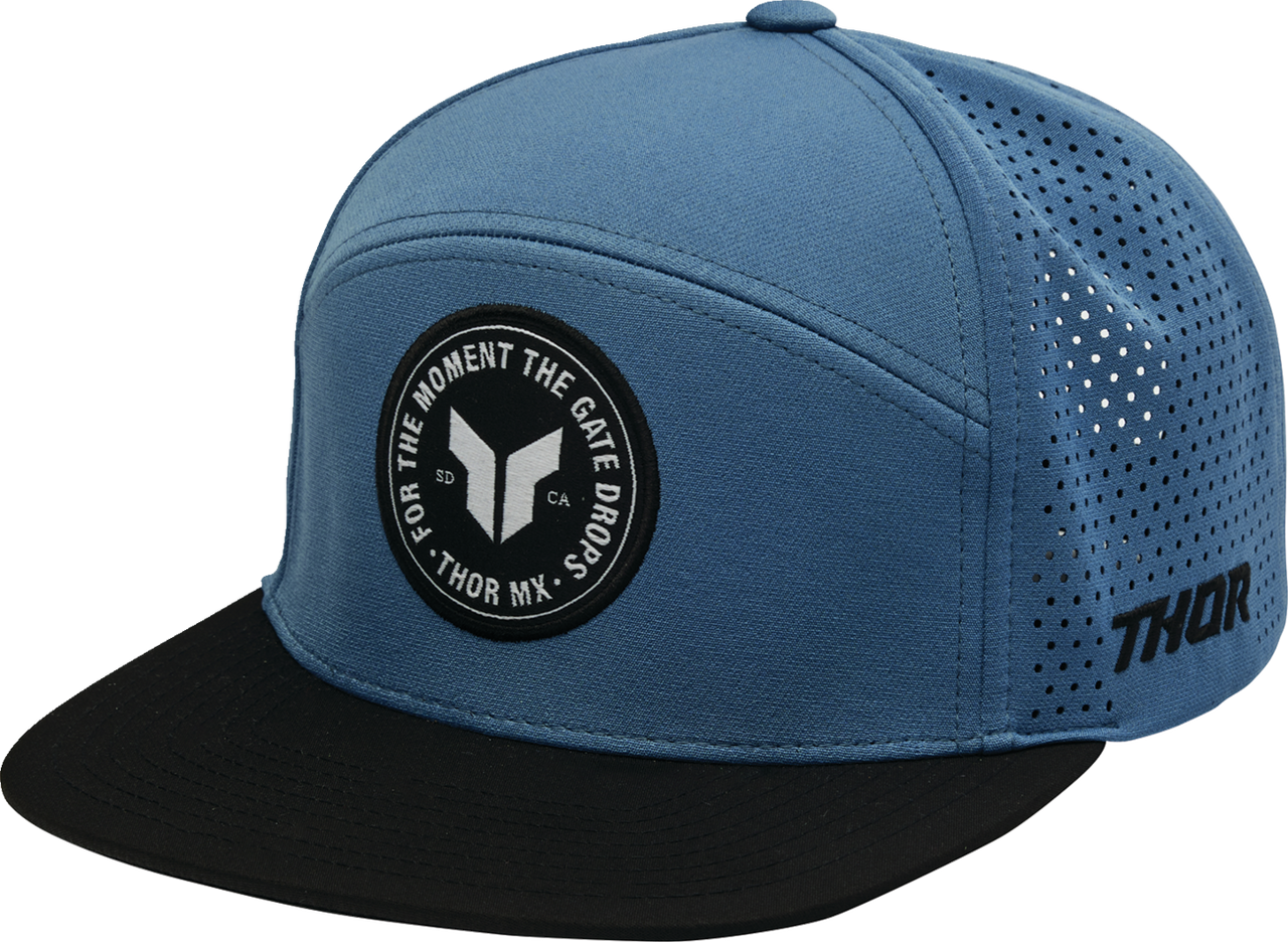 Thor Badge Hat Slate Blue