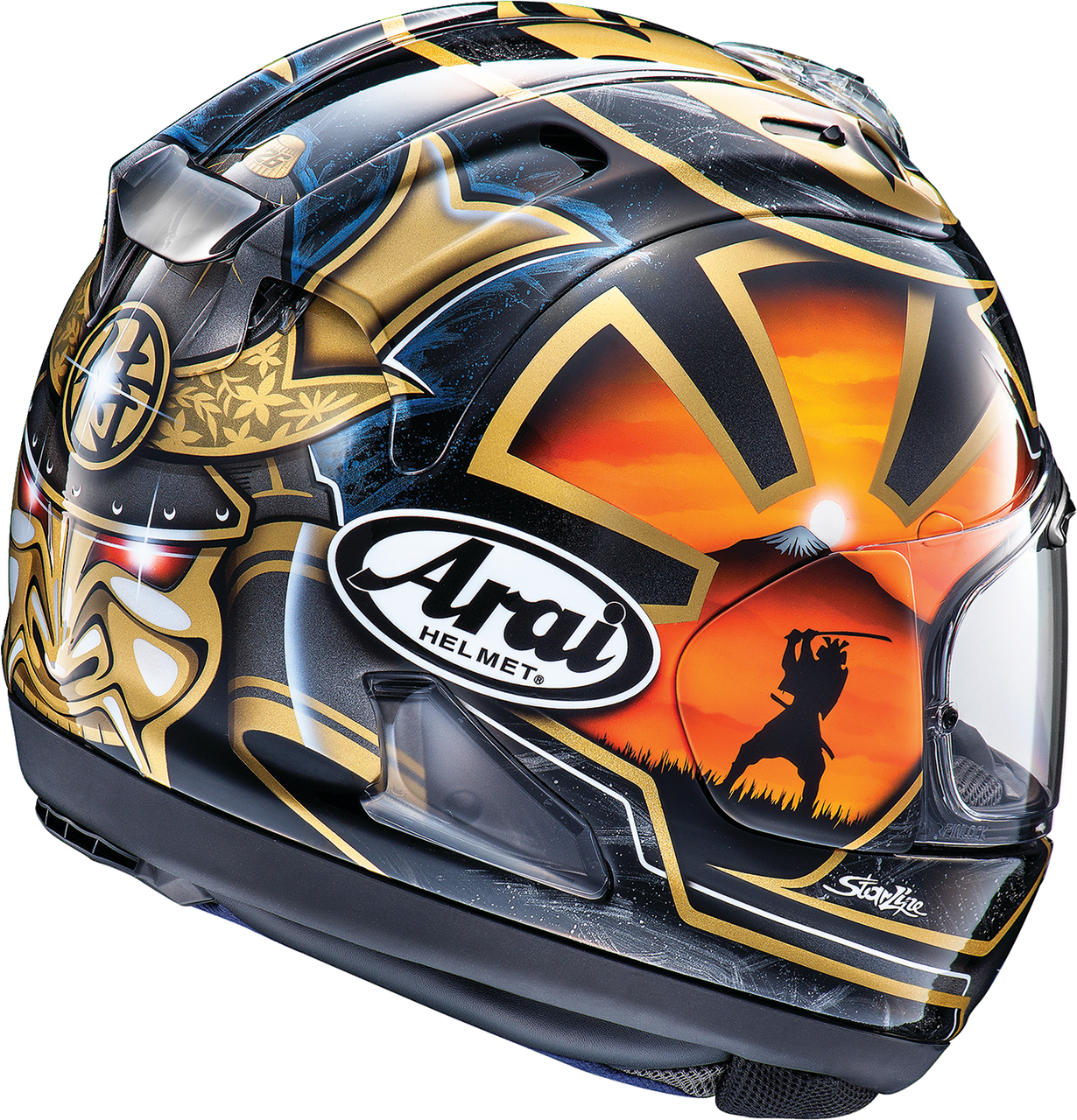 Arai Corsair-X Dani Samurai 2 Full Face Motorcycle Helmet Black