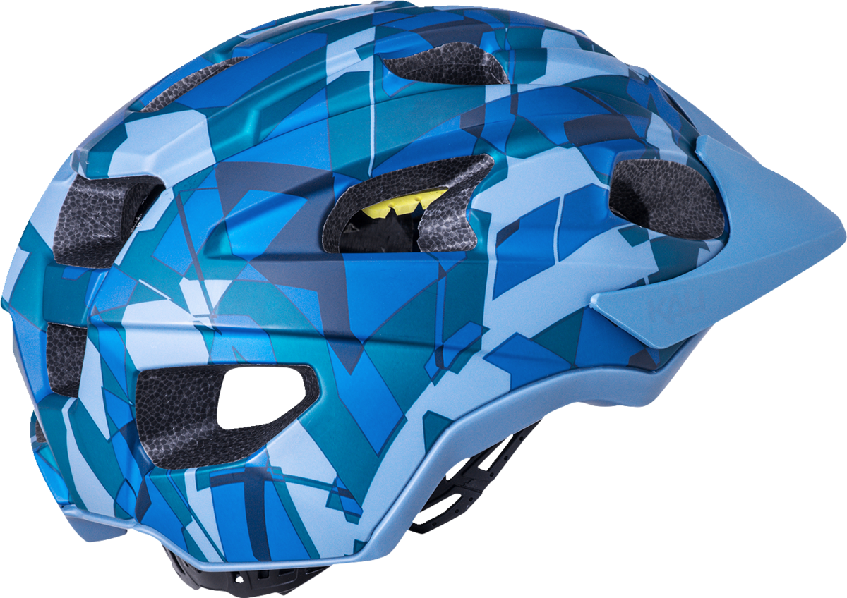 Kali Pace Camo Bicycle Helmet Camo Matte Thunder Blue
