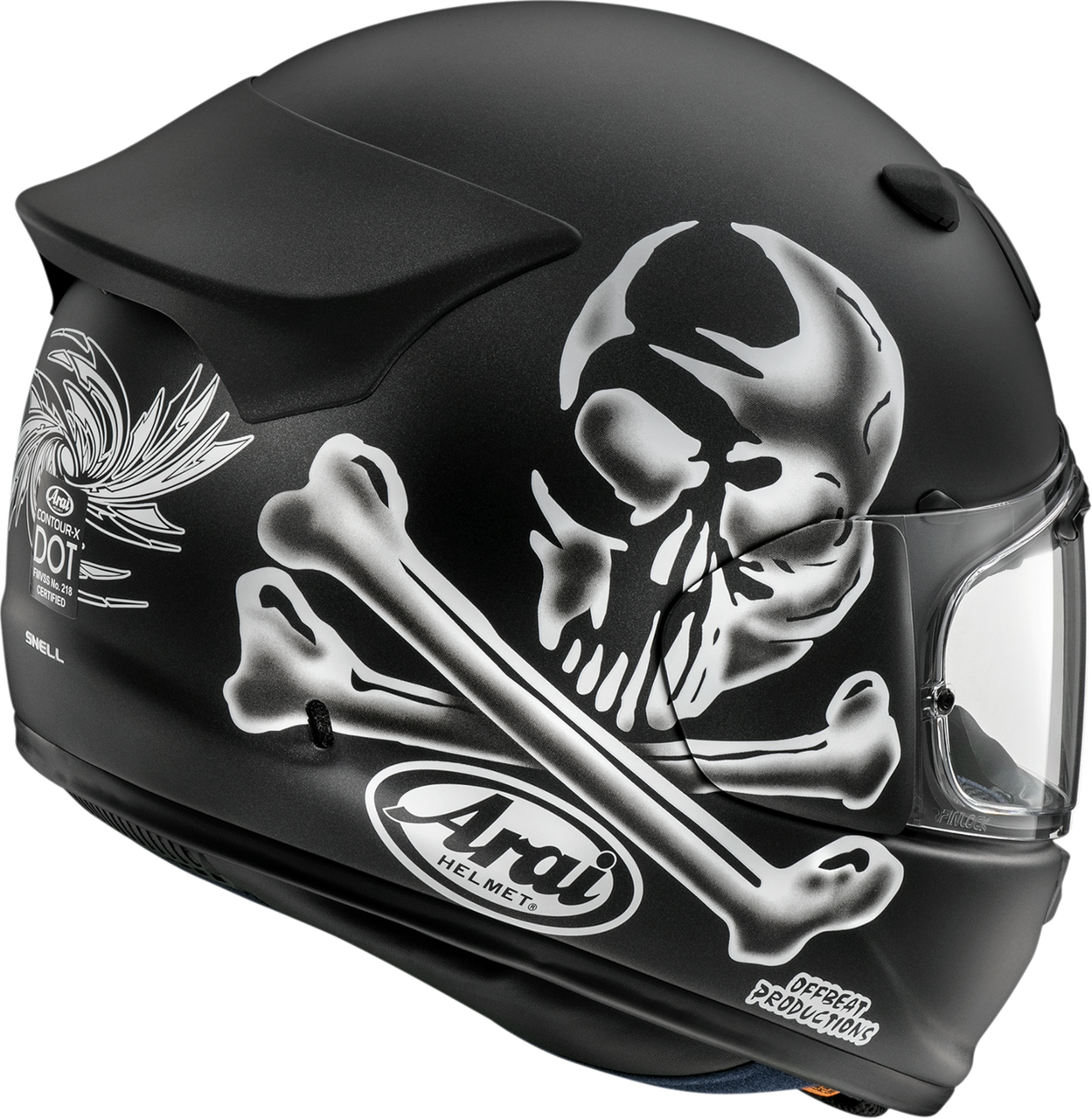 Arai Contour-X Jolly Roger Full Face Motorcycle Helmet