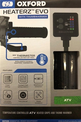 Oxford Heaterz EVO - ATV Heated Grips with Thumbwarmer EL423Z