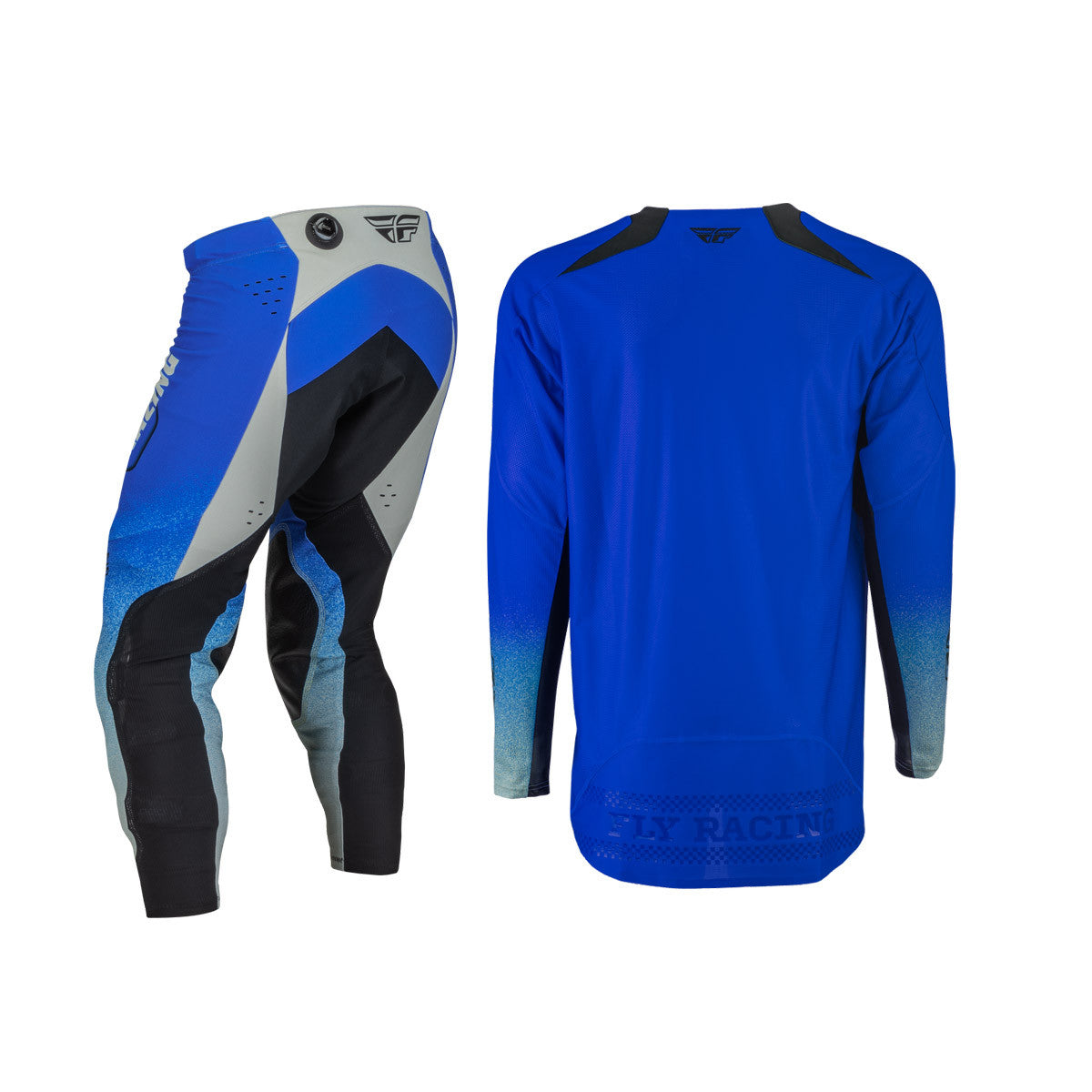 FLY Racing 2023 Evolution DST Jersey Pant Combo Blue/Grey